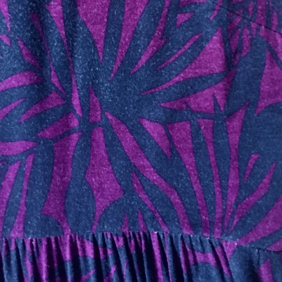 LOFT Halter Flare Floral Midi Dress - Picture 3 of 3